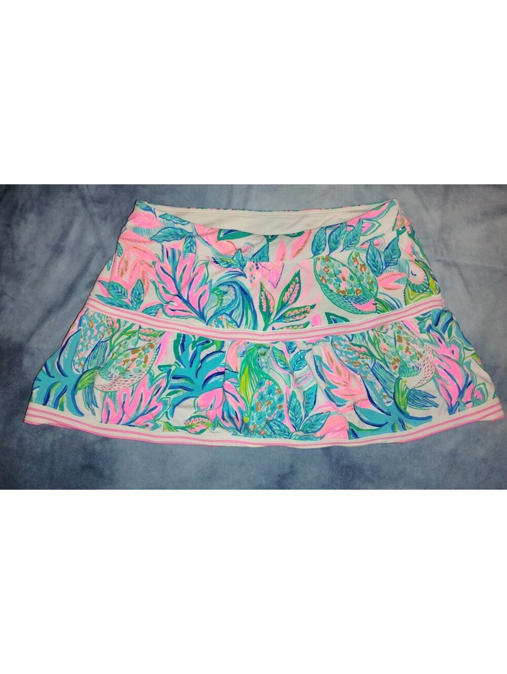 Lilly Pulitzer Inspired Tropical Print Athletic Skort